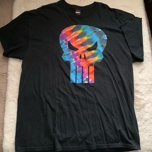 Marvels Punisher Mens Xl black T-shirt